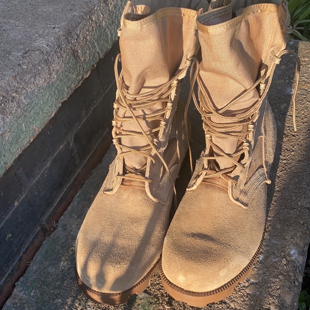 Men Hiking Boots Classic Combat, Special Forces, Tactical Flight - Picture 8 of 15